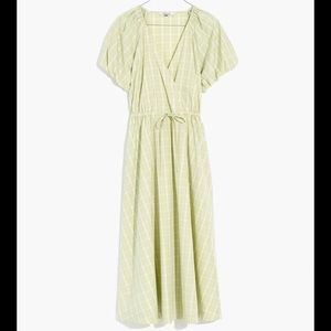 Madewell - Plaid Tie-Waist Midi Dress